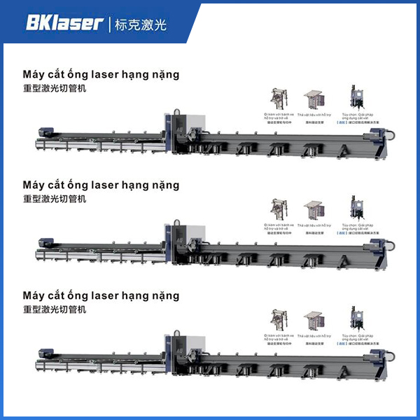 Heavy-duty laser tube cutting machine